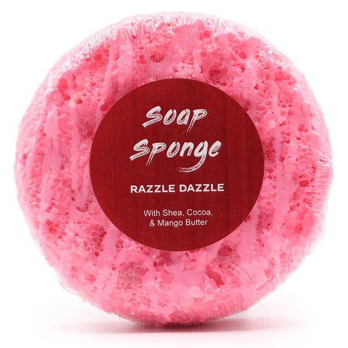 Éponge Savon Moussante Beurre de Karité – Razzle Dazzle