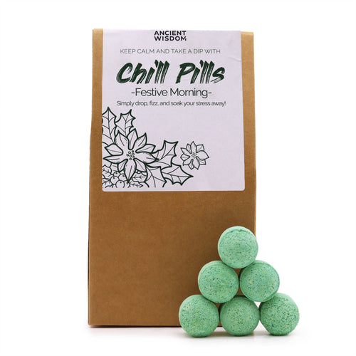 Pastilles de Bain Relaxantes Chill Pills 350g - Festive Morning