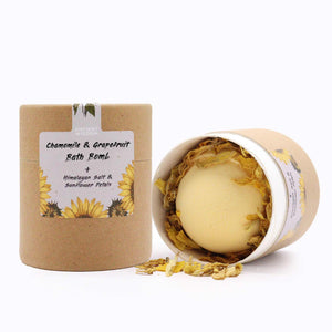 Coffret Aromathérapie Tournesol – Bombe de Bain, Sel & Fleurs
