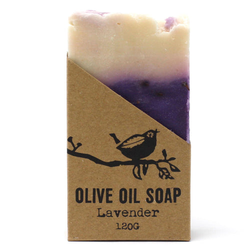 Savon Artisanal à l'Huile d'Olive Lavande – 120g