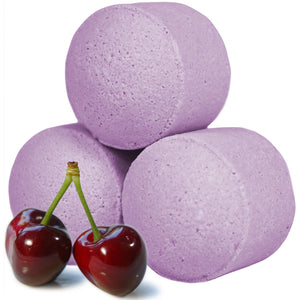 Perles de Bain Effervescentes Cerise Noire – Boîte 1,3kg