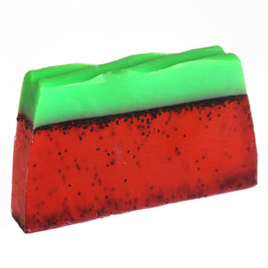 Tranche de Savon Artisanal Fraise – Tropical Paradise 115g