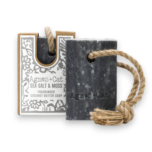 Savon sur Corde Sel Marin et Mousse – Agnes + Cat