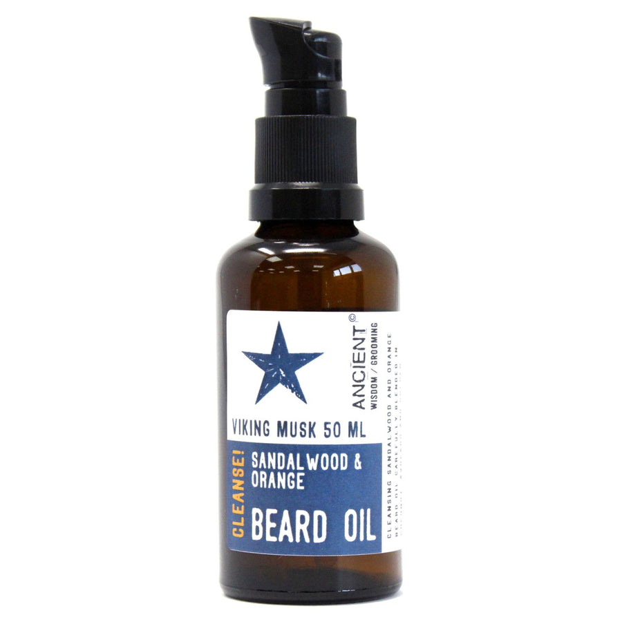 Huile de Barbe Viking Musk 50ml – Agrumes & Bois de Santal