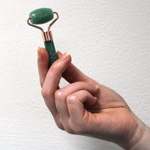 Rouleau de Massage Visage en Pierre – Quartz