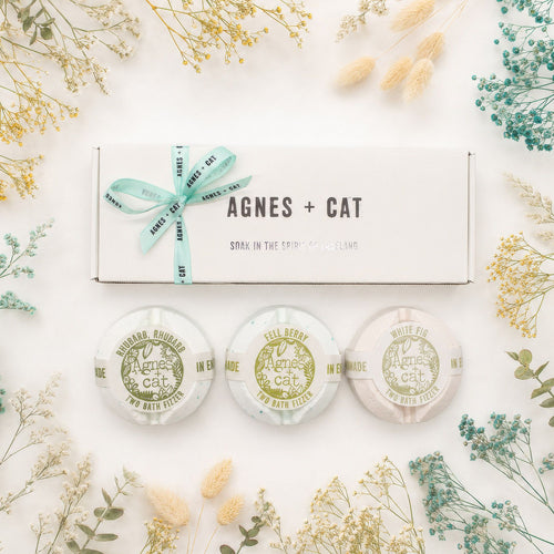 Bombes de Bain Agnes + Cat Berry & Fig - Coffret de 3
