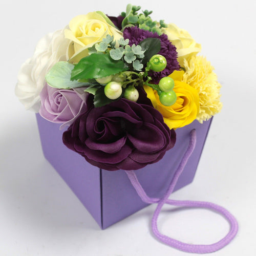 Bouquet de Savon Jardin Violet – Fleurs de Savon