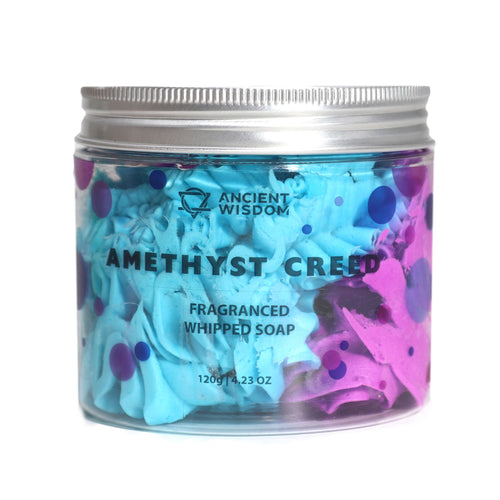 Savon Fouetté Amethyst Creed 120g – Texture Chantilly