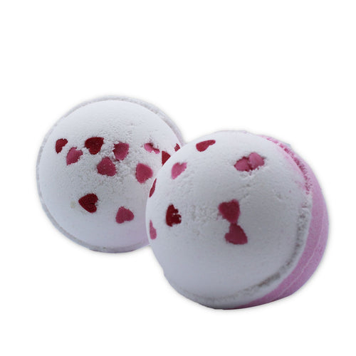 Bombe de Bain Cœurs 180g – Fleurs Sauvages