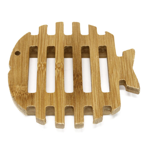 Porte-Savon en Bois de Hemu – Forme Poisson