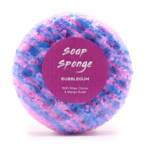 Éponge de Savon Moussante Chewing-Gum au Beurre