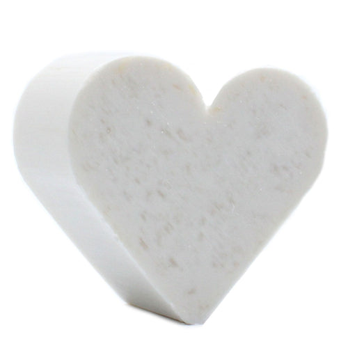 Savons Invités Coeur - Parfum Noix de Coco - Lot de 10