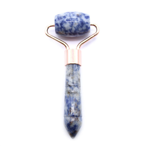 Rouleau de Massage Visage en Pierre – Sodalite