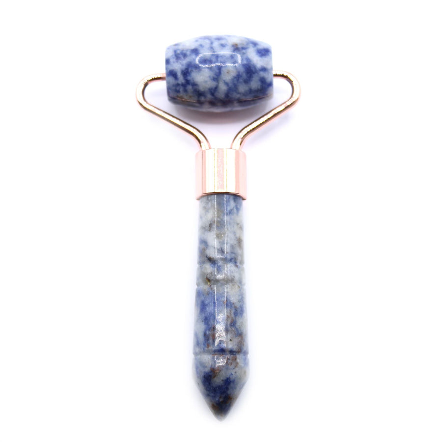 Rouleau de Massage Visage en Pierre – Sodalite