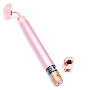 Pad Vibrant en Quartz Rose pour Visage