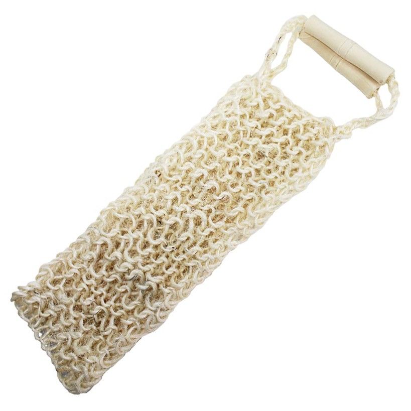 Éponge de Bain Spirale pour le Dos – Naturelle