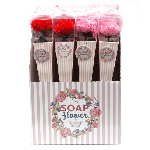 Fleur de Savon Œillet Moyen - Prête à la Vente