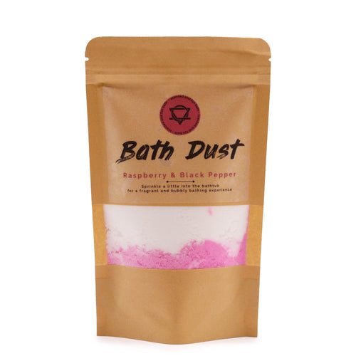 Poudre de Bain Effervescente Framboise & Poivre Noir – 200g