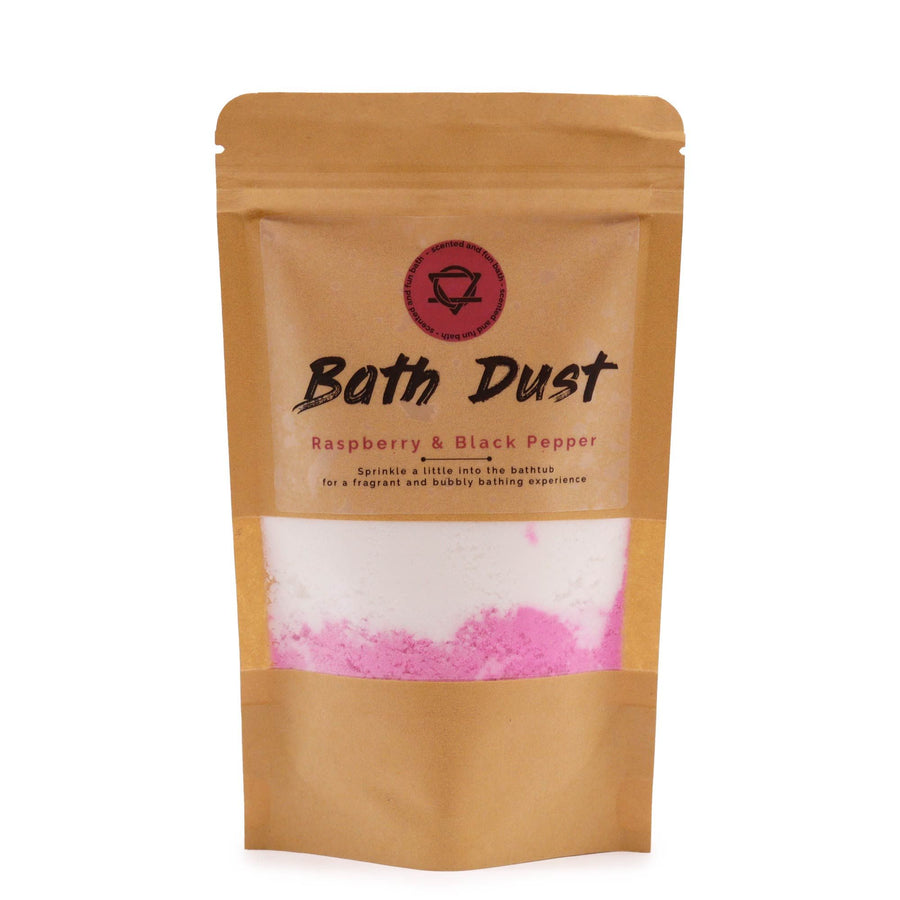 Poudre de Bain Effervescente Framboise & Poivre Noir – 200g