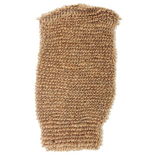 Gant de Gommage en Jute – Marron