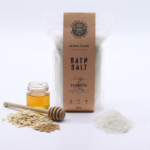 Sel de Bain Epsom Avoine & Miel – Greenman Rituals Spa Relax