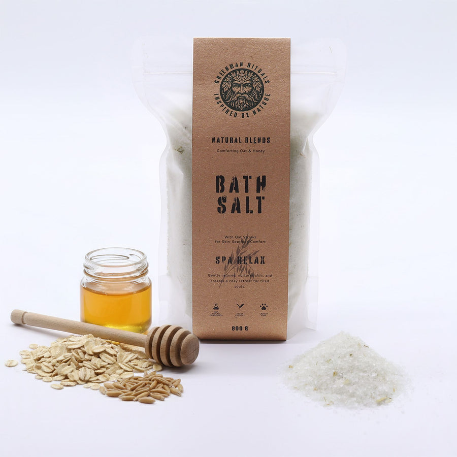 Sel de Bain Epsom Avoine & Miel – Greenman Rituals Spa Relax