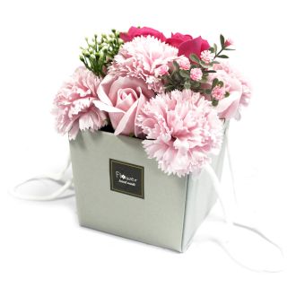 Bouquet de Fleurs en Savon – Rose & Oeillet