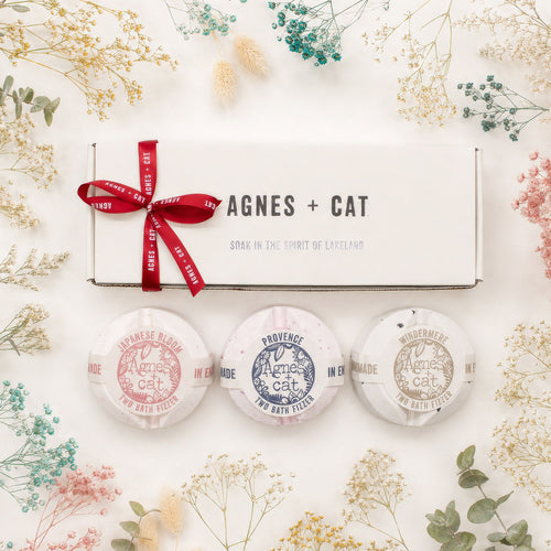 Bombes de Bain Agnes + Cat Lakeland Favourites - Coffret de 3